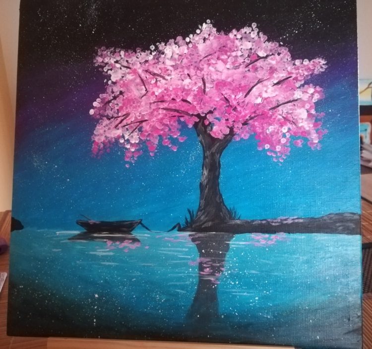 Cherry blossom tree