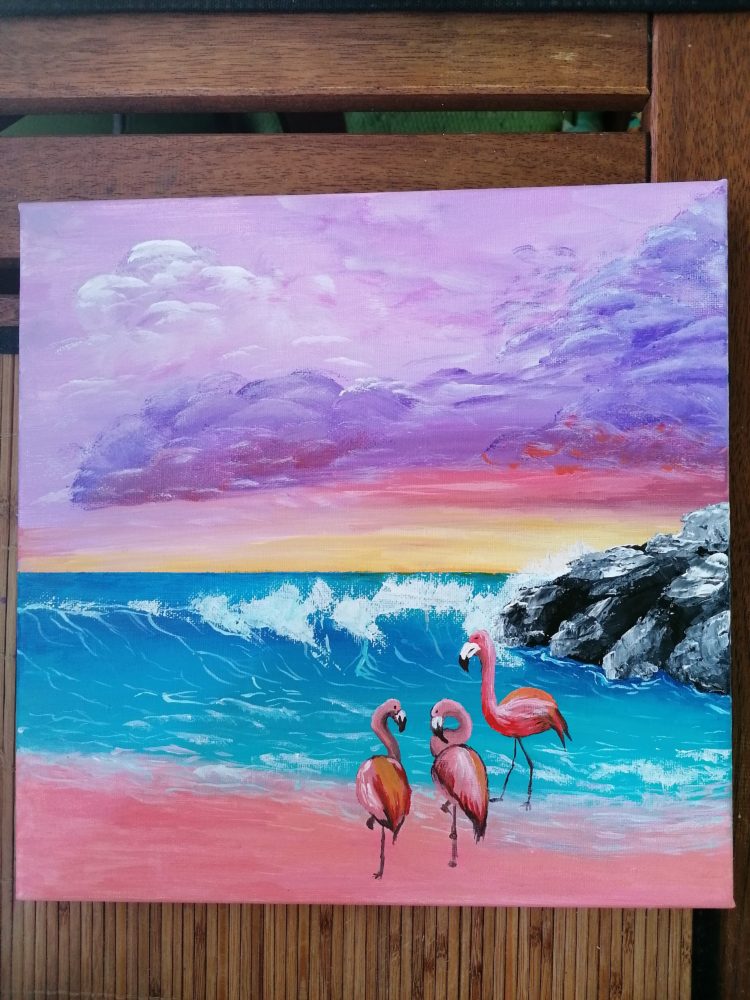 Flamingós tengerpart