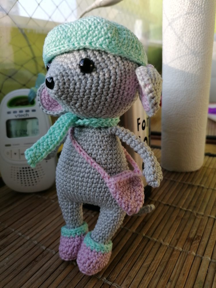 Kisegér amigurumi